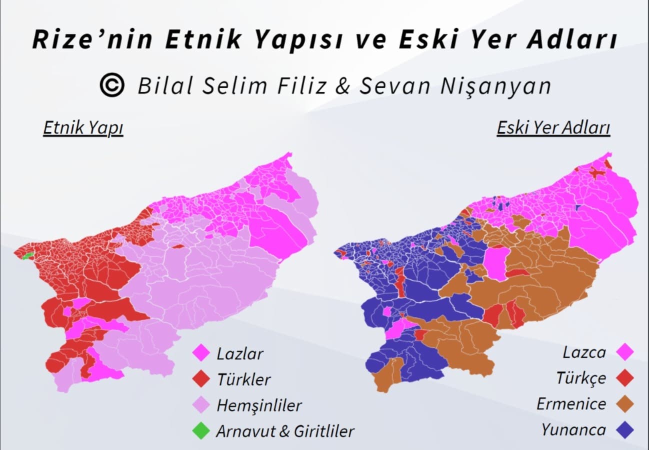 Rize'nin Etnik Yapısı ve Eski Yer Adları