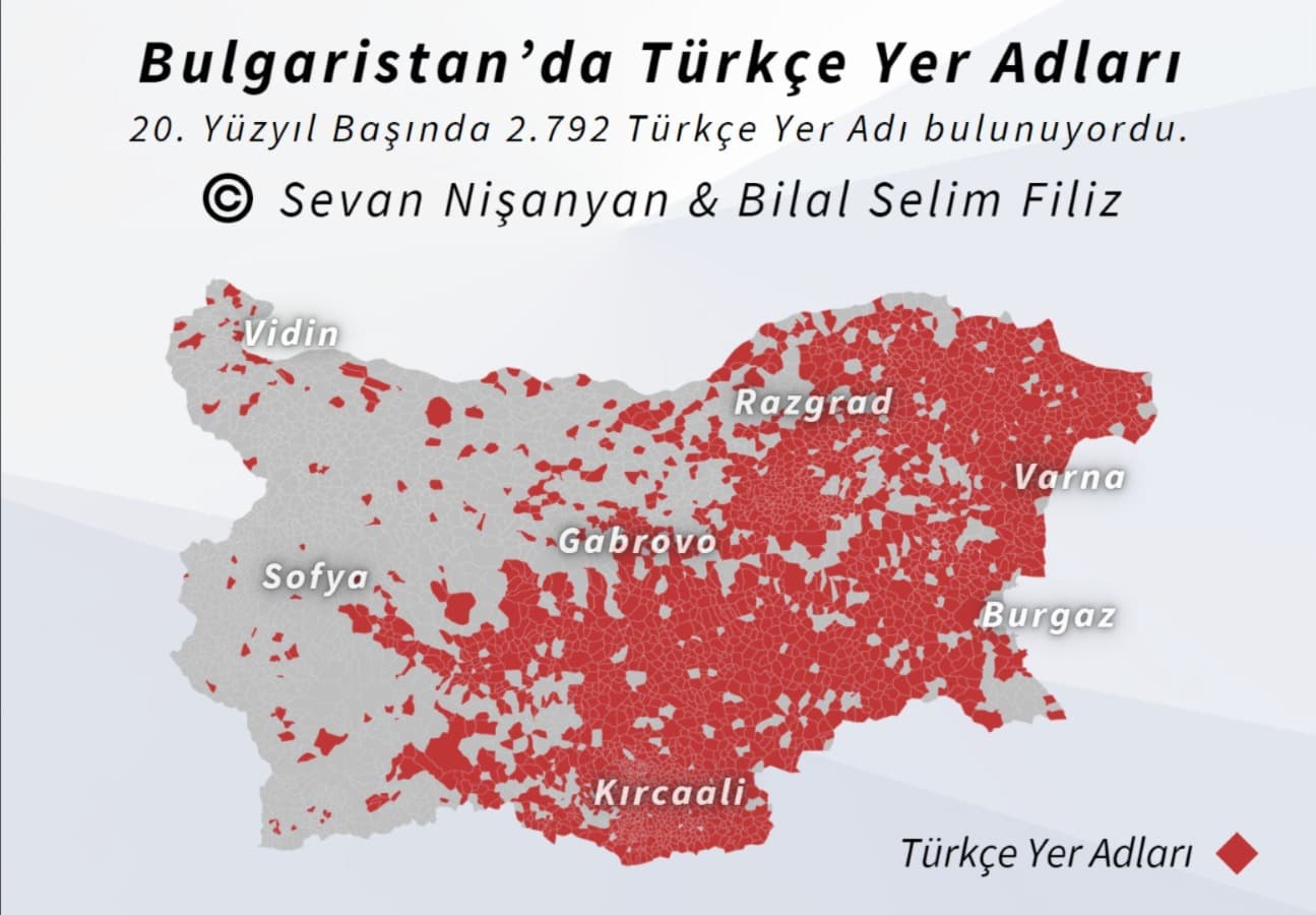 20. Yüzyıl Başında Bulgaristan'da Türkçe Yer Adları
