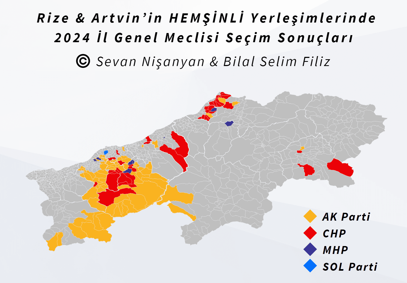 Hemşinlilerin Siyasal Tercihleri - 2024 İl Genel Meclisi (Rize ve Artvin Örneği)