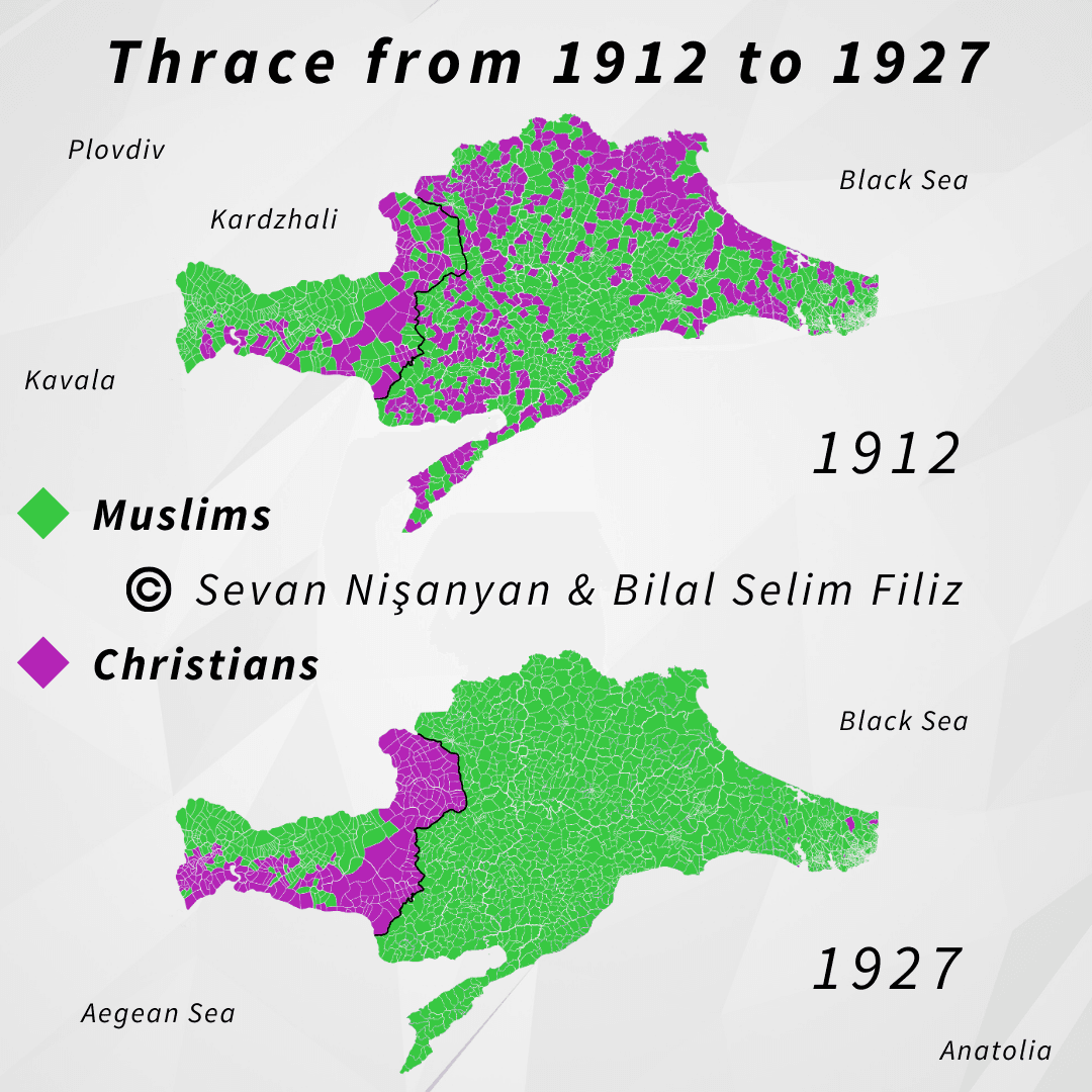 1912'den 1927'ye Trakya "Müslümanlar ve Hristiyanlar"