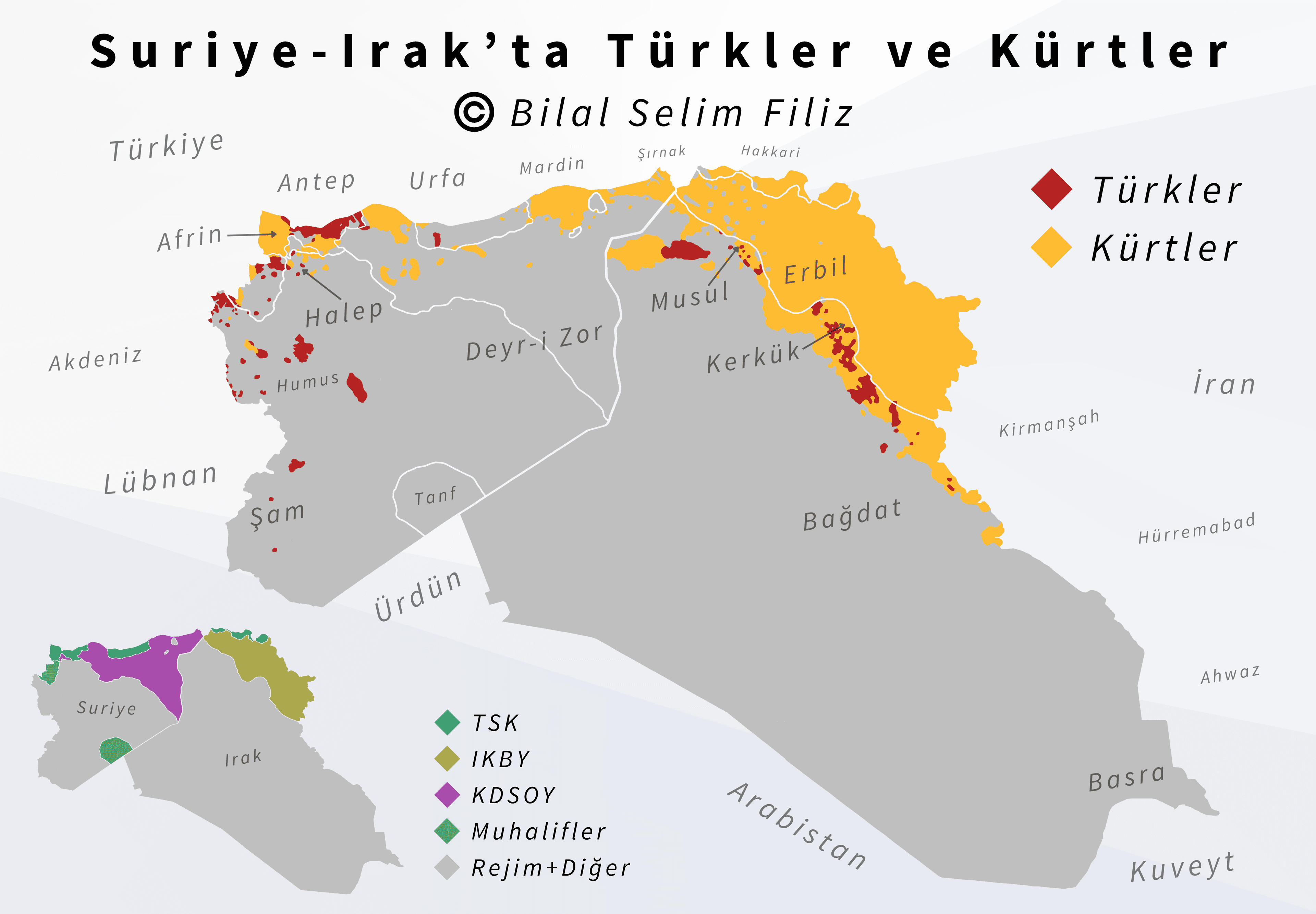 Suriye-Irak'ta Türkler, Kürtler ve Güncel Siyasi Durum